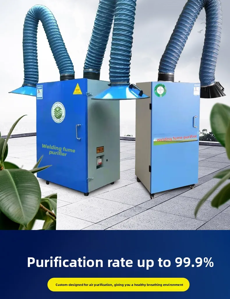LMM industrial welding fume dust collector mobile welding fume purifier