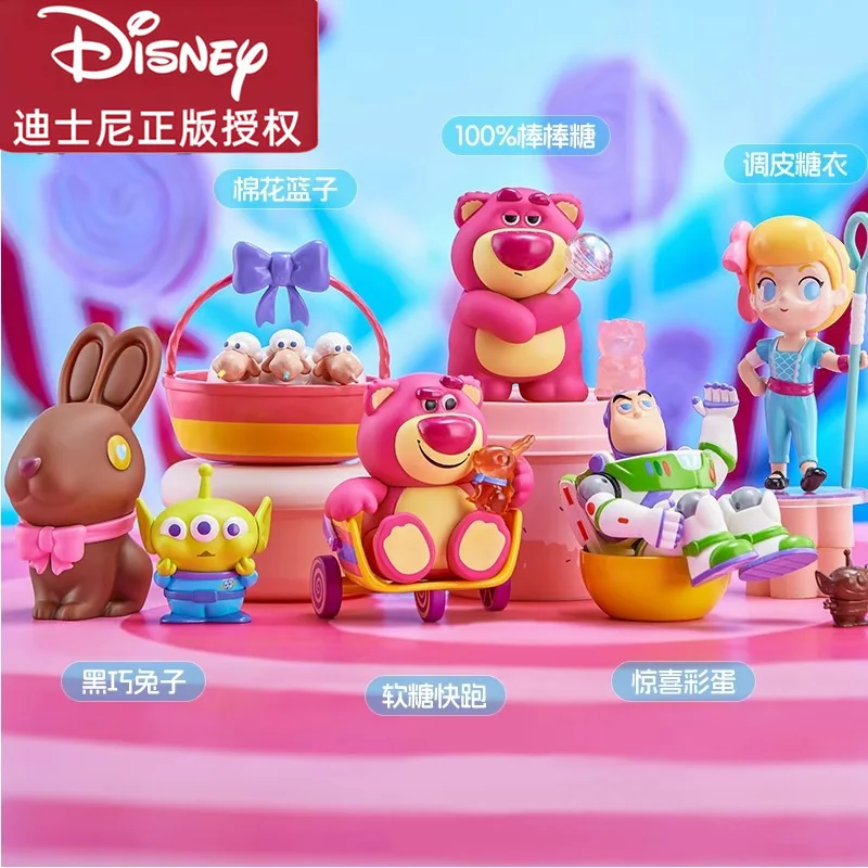 Disney Pixar Toy Story Surprise Candy Series Blind Box Model Lotso Buzz Lightyear Alien Birthday Gift Cartoon Gift Toy