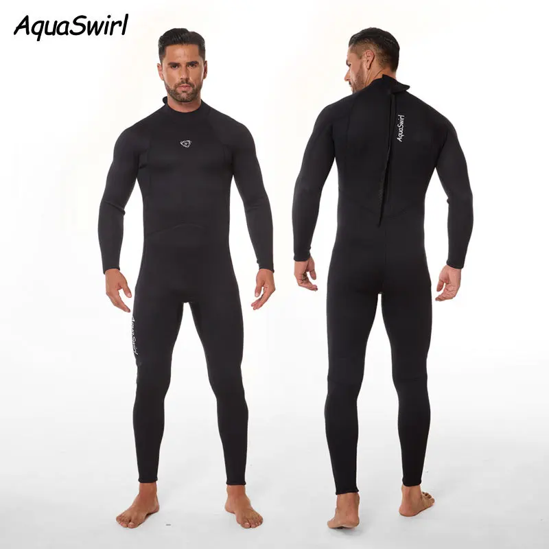 3mm Neoprene Wetsuit Men And Women Scuba Diving Suit Surfing Snorkeling Spearfishing One Piece Suit Winter Thermal Swimsuit