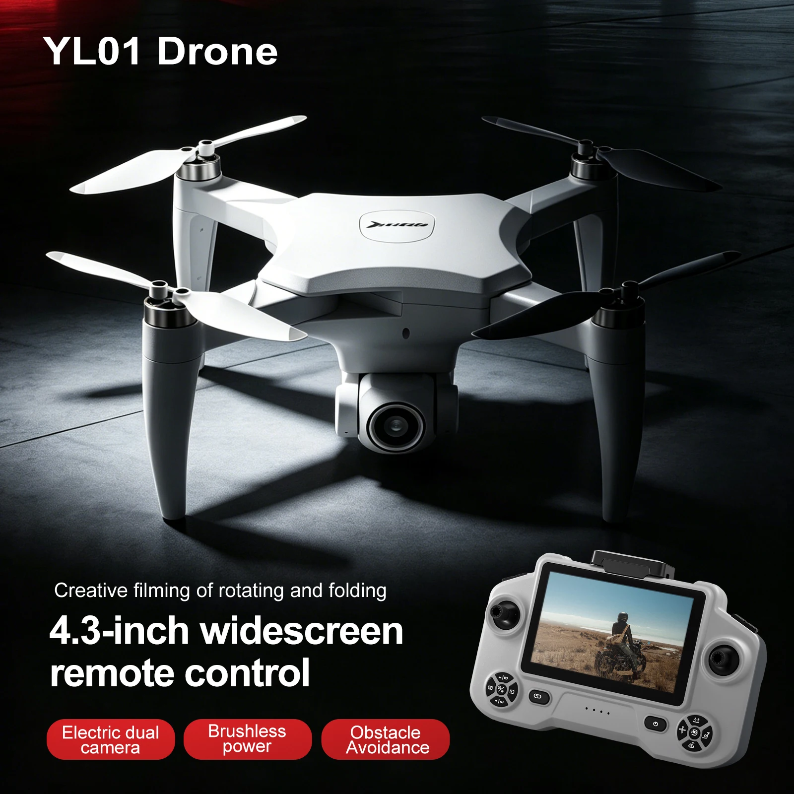YL01 Mini Dron GPS Profesjonal – Drone Avion Rc recenzja i cena