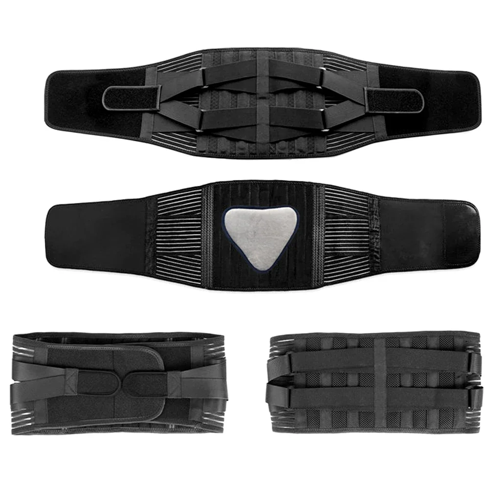 1 Pcs Back Support Belt with Lumbar Pad&6 Stays Waist support for Herniated Disc, Sciatica, Scoliosis Brace Brace for Men Women