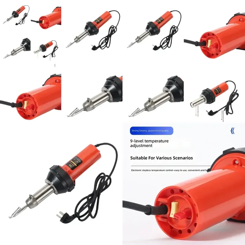 1600W Hot Air Plastic Welding Machine for PVC Plastic Floor and PP Welding with Adjustable Temperature and High Power