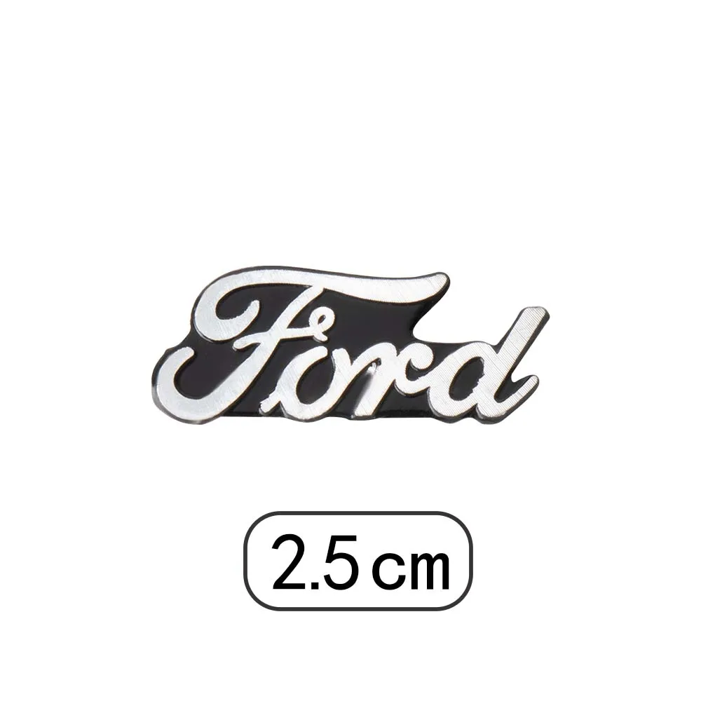 4pcs Car 3D metal Aluminum audio decorate Emblem Stickers For Ford Focus Mondeo MK2 MK4 MK3 Fiesta ST Line Kugo Transit Escap