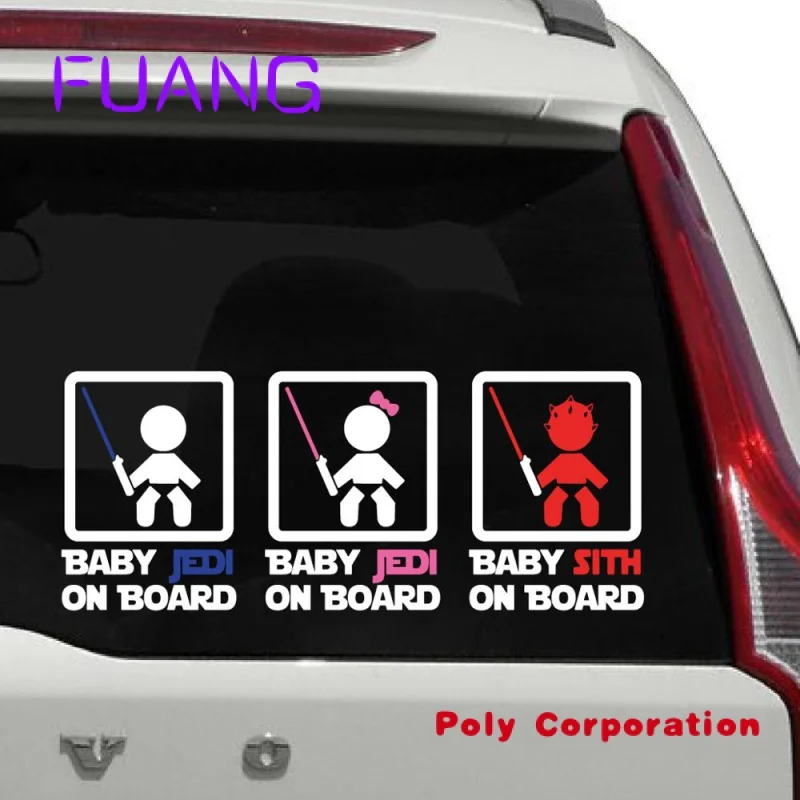 Pvc Sticker Auto Bumper Windscherm Decoratie Aangepaste Sticker