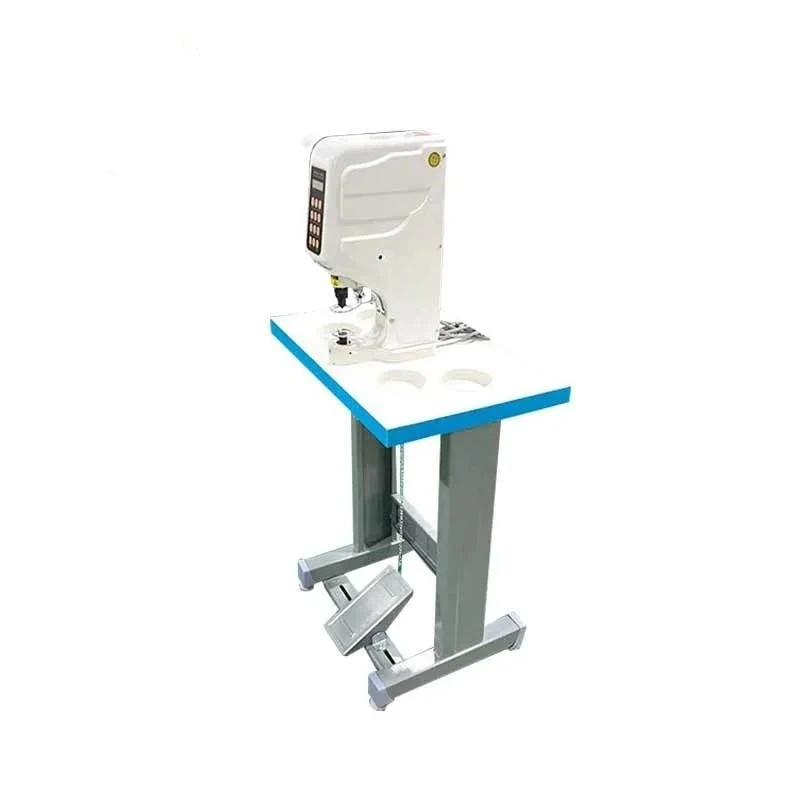 818 Semi‑automatic Snap Fastener Press Computer‑managed Anti‑injury Snap Setting Unit for Apparel Processing