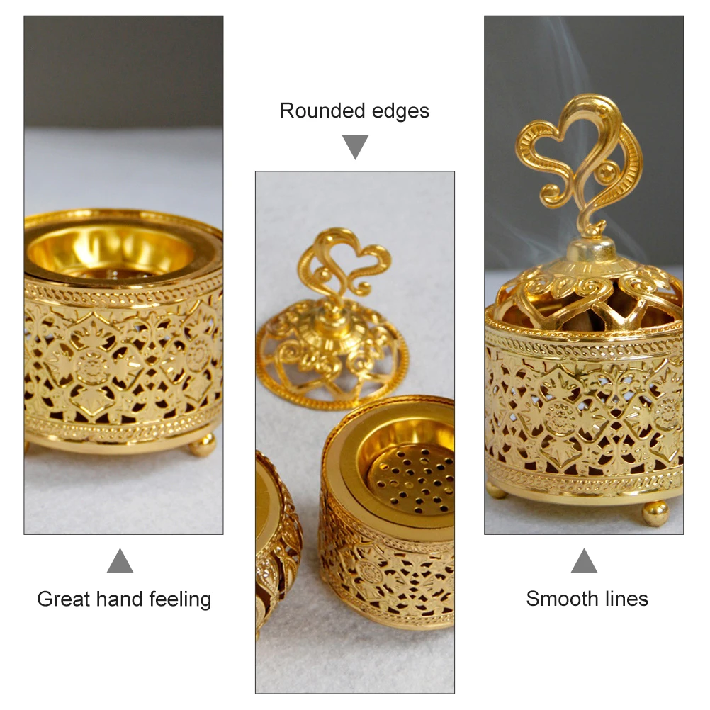 

Arabian Hollow Out Incense Burner Creative Middle East Home Incense Burner Vintage Tabletop Decor Censer