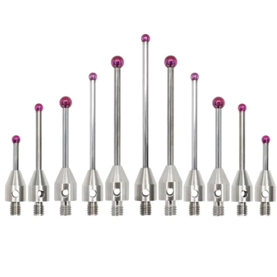 M4 thread ruby ball measuring needle CNC machine tool measuring needle probe ceramic measuring needle probe