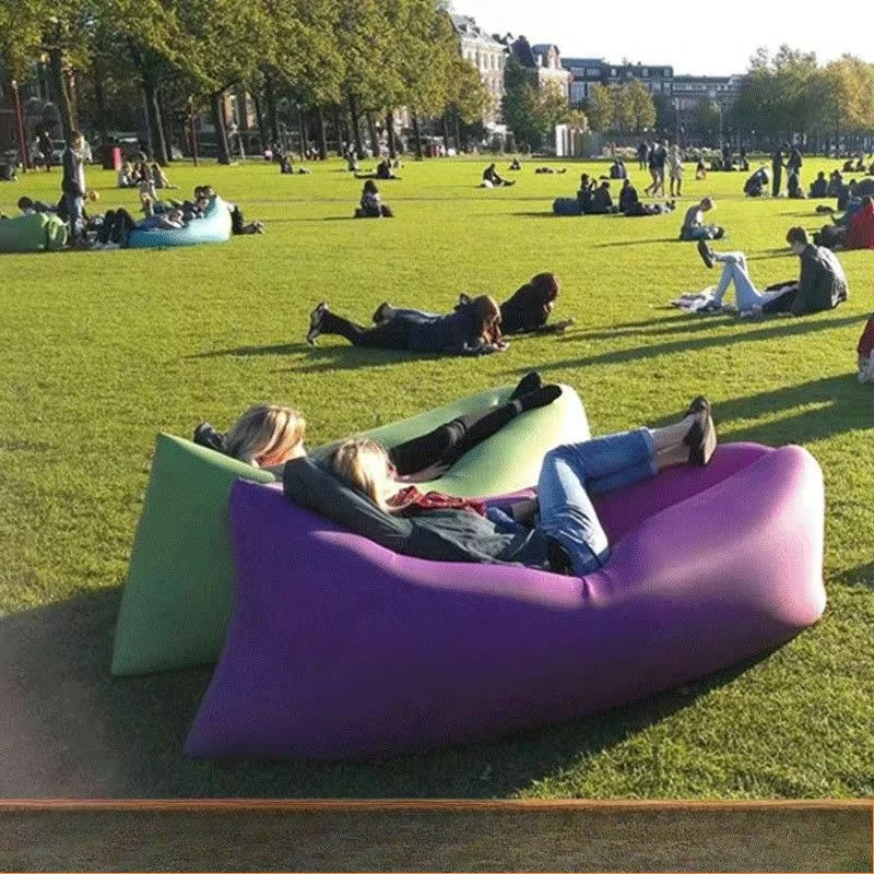 

Outdoor Internet Celebrity Lazy Inflatable Sofa Air Mattress Single Recliner Portable Camping Lunch Break Sofa