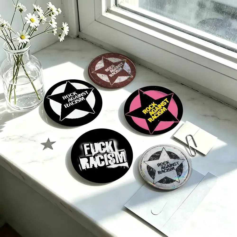 Rock Against Racism Pin   Button Pin Metal Cute Brooch Collar Lapel Pin Badge Women Fashion Cartoon Lover Creative