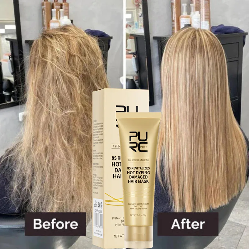 

8 Seconds Hair Mask Smoothing Straightening Keratin Hair Treatment Cream Soft Repair Damaged Frizz Professional Hair Care