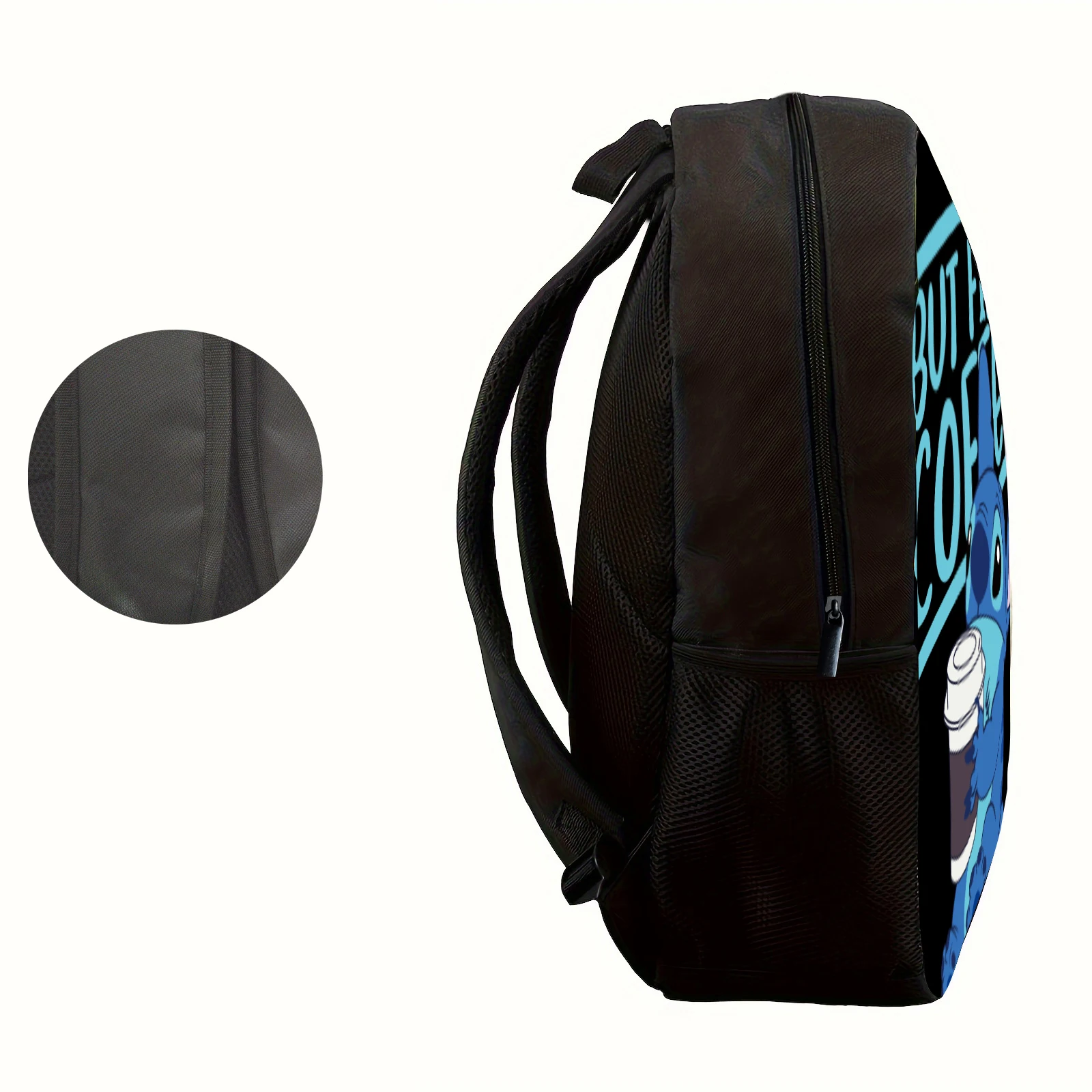 1pc cute Stitch printed backpack, student backpack, suitable for travel, daily commuting