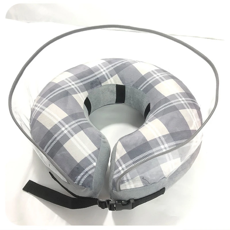 Pet Recovery Inflatable Collar Detachable Dog Collar Watermelon Pattern Collar Prevent Licking After Surgeries