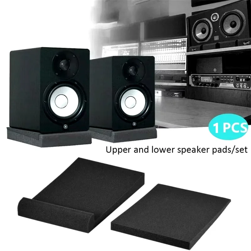 Studio Monitor Isolation Desktop Speaker Acoustic Foam Pads High-density Sponge Blocks Sound Cotton Speaker Accessories 1 Set