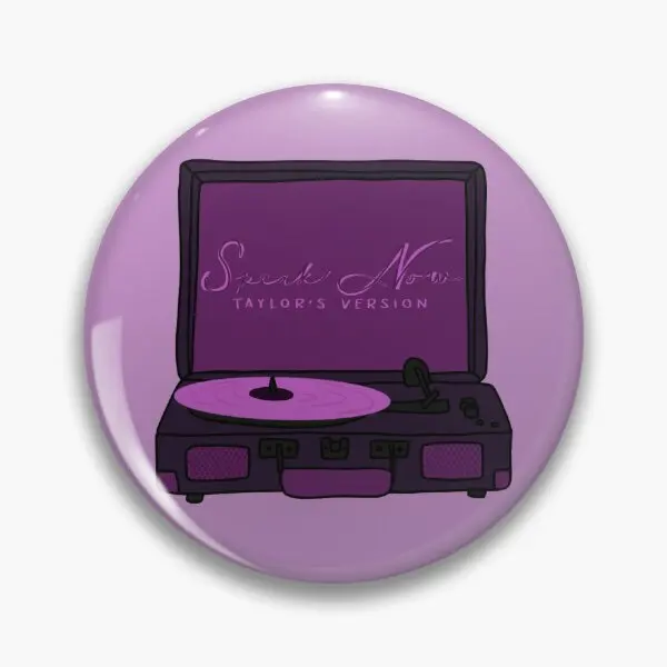 Record Player Speak Now Taylors Version  Soft Button Pin Cute Badge Collar Clothes Decor Gift Funny Cartoon Fashion Creative Hat