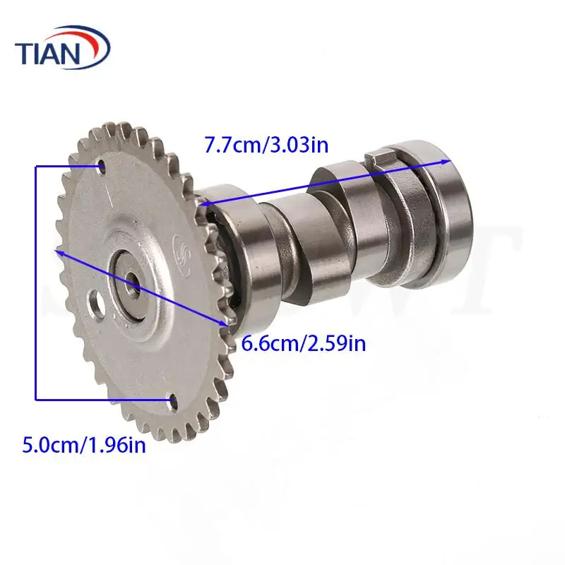 Performance of GY6 125cc 150cc lightweight motorcycle ATV four cylinder engine racing camshaft - enhanced engine power output