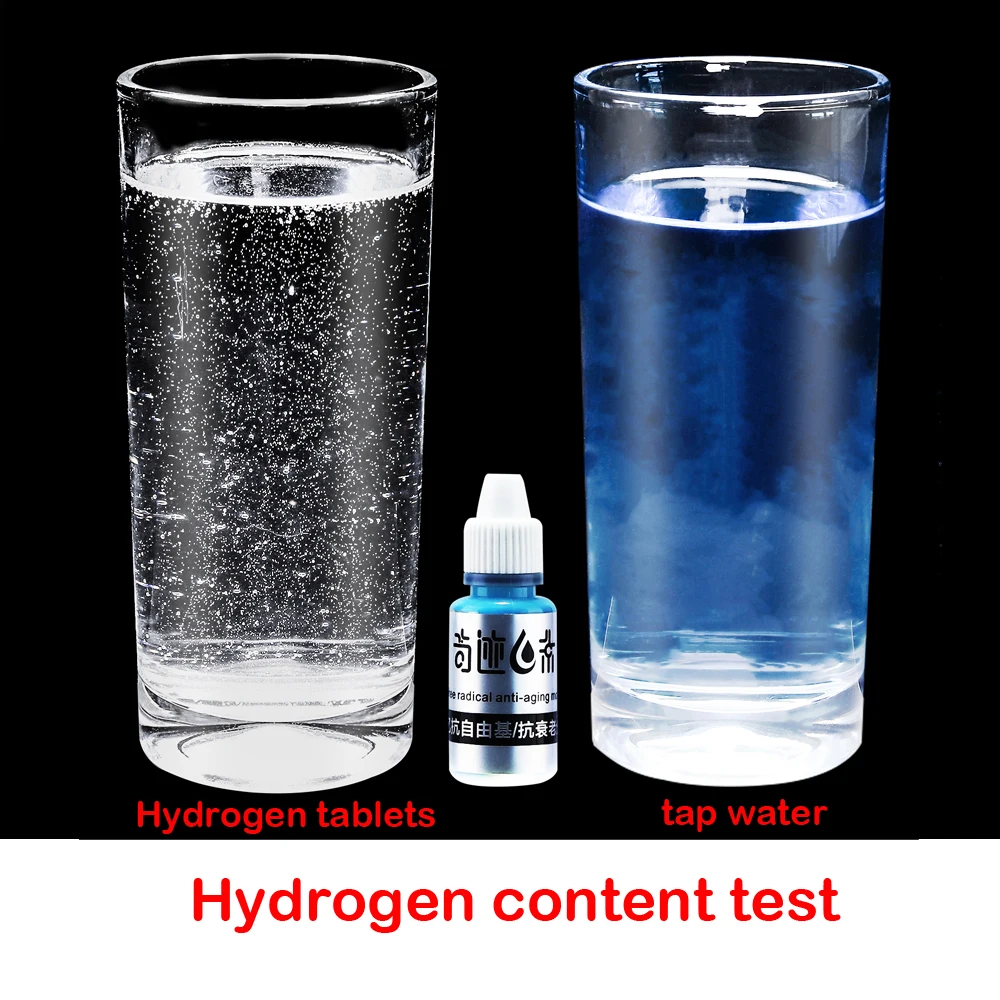 Active H2 Molecular 10000PPB Miracle Hydrogen Water Tablets Alkaline ORP Healthy Drinking Improve Immunity Anti-Aging 60 Tablets