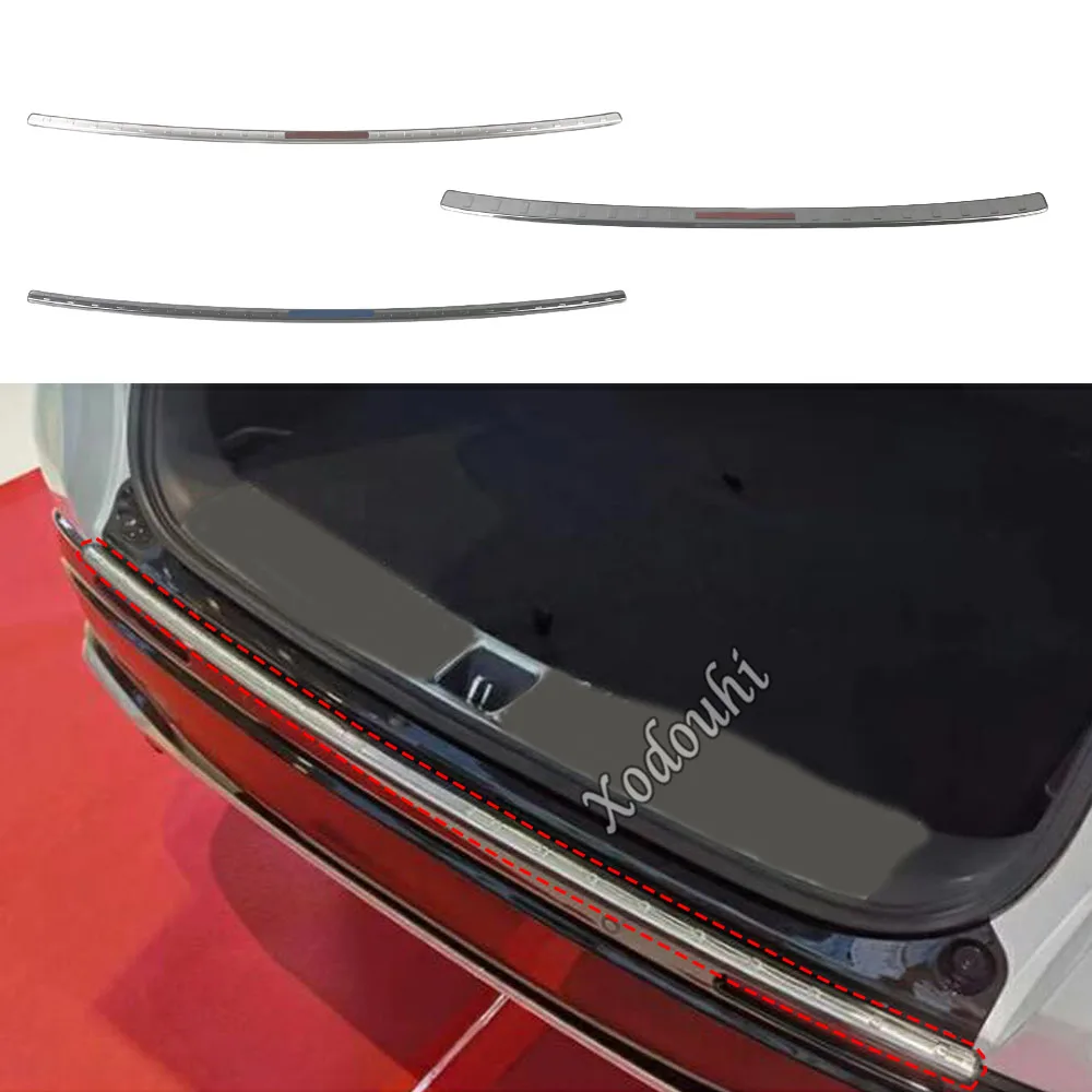 For Honda XR-V ZR-V HR-V Vezel 2022 2023 2024 Stainless Steel External Rear Bumper Trim Trunk Guard Covers  Accessories HRV ZRV