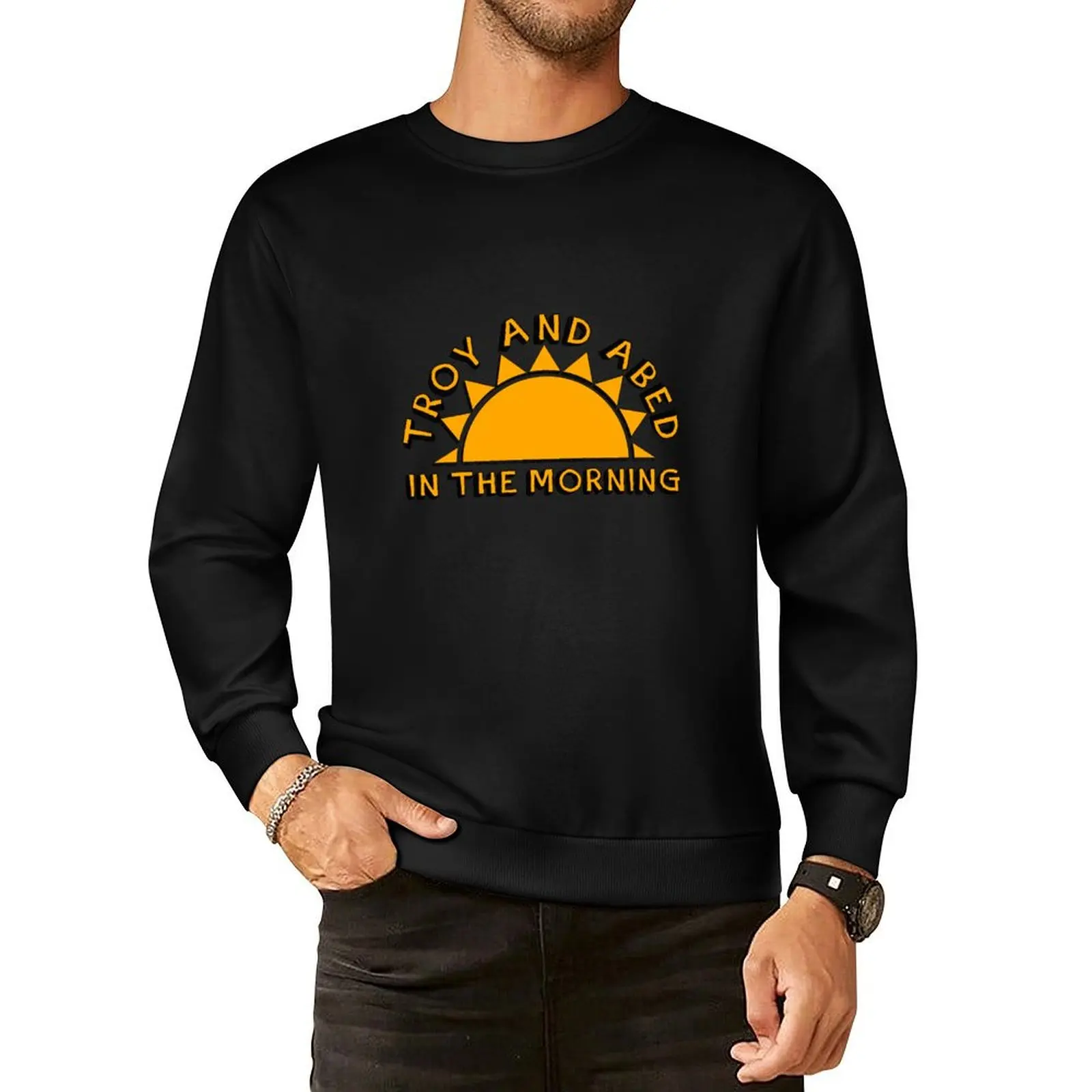 

Community - Troy and Abed in the morning Pullover Hoodie men's autumn clothes streetwear men aesthetic sweatshirts