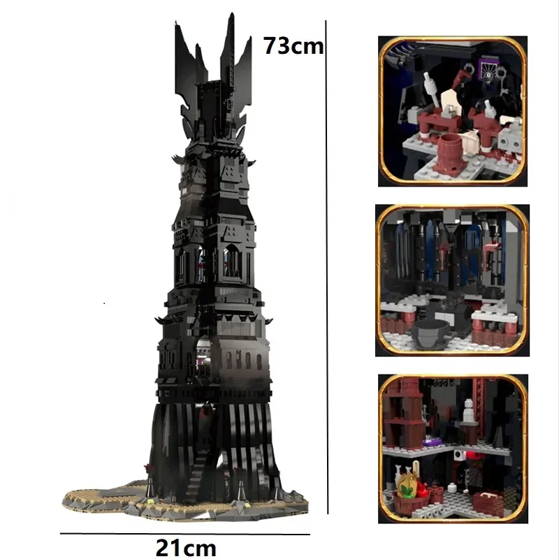 2025 new IN STOCK 10237 Black Tower compatible Building Blocks Bricks 2359Pcs Educational Toys Birthday Boy Gifts