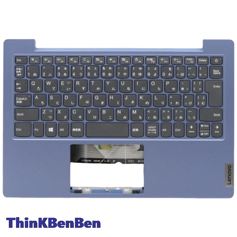 JP Japanese Ice Blue Keyboard Upper Case Palmrest Shell Cover For Lenovo Ideapad S150 Slim 1 11 11AST 05 5CB0W44053