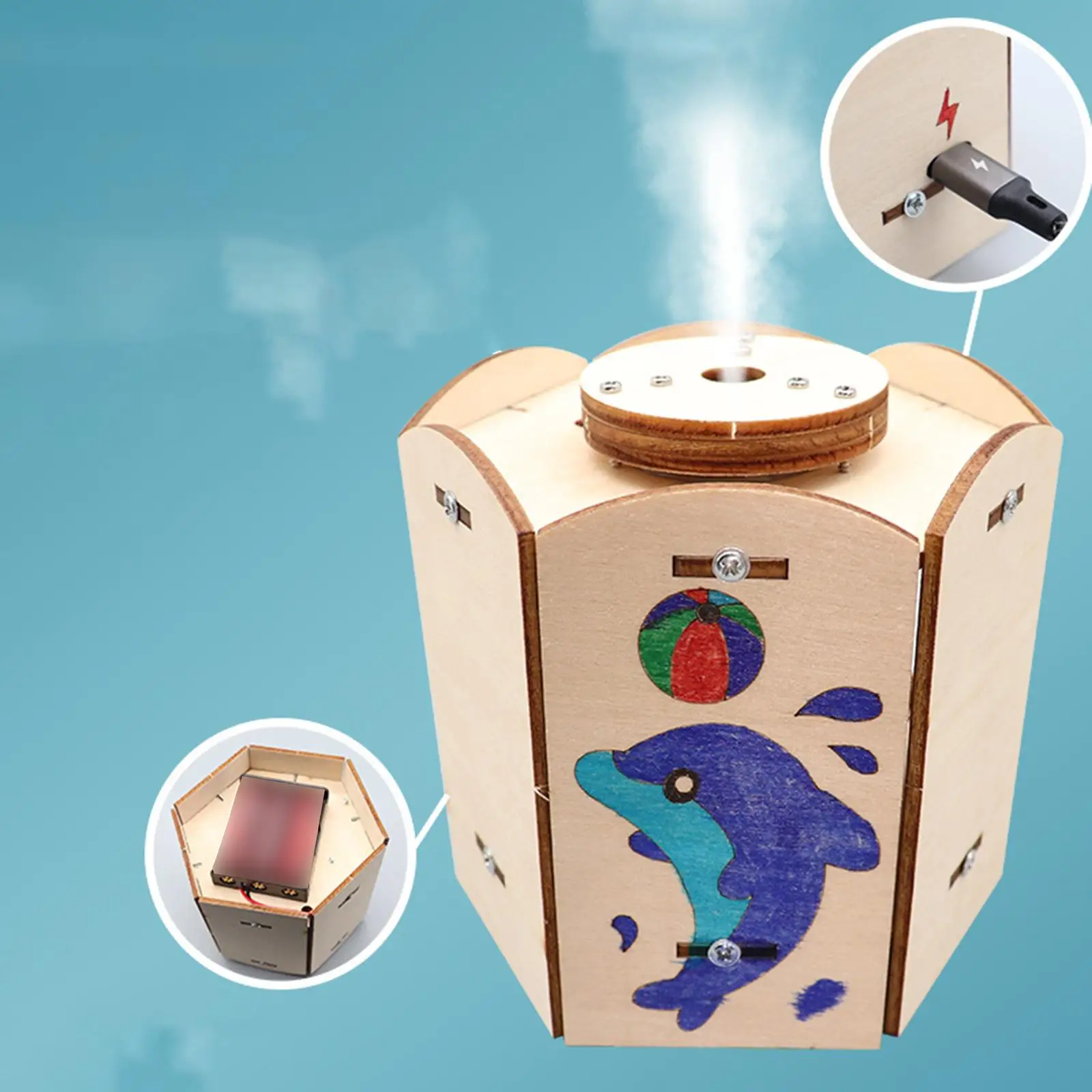 

Physics Humidifier Model DIY Kits for Teaching Crafts Self Invented Toy