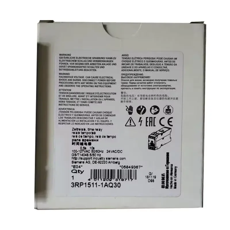 New Original Stock 3RP1511-1AQ30 3RP15111AQ30 Relay PLC PAC & Dedicated Controllers in Stock Plc Programming Controller