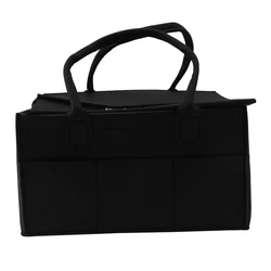 Organizador plegable para pañales de bebé, bolsa de juguetes para niños, caja para cambiador de viaje en coche, organizador con tapa, bolsa de almacenamiento