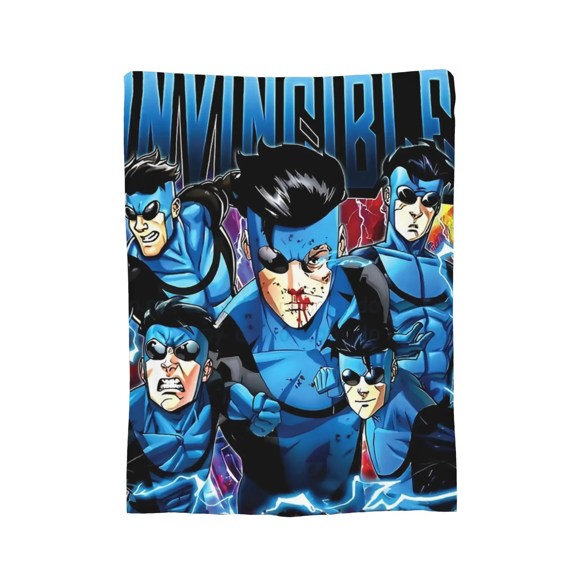 Mark Grayson Invincible Flannel Blanket  Fashion Throw Blankets for Home 125*100cm Plush Thin Quilt