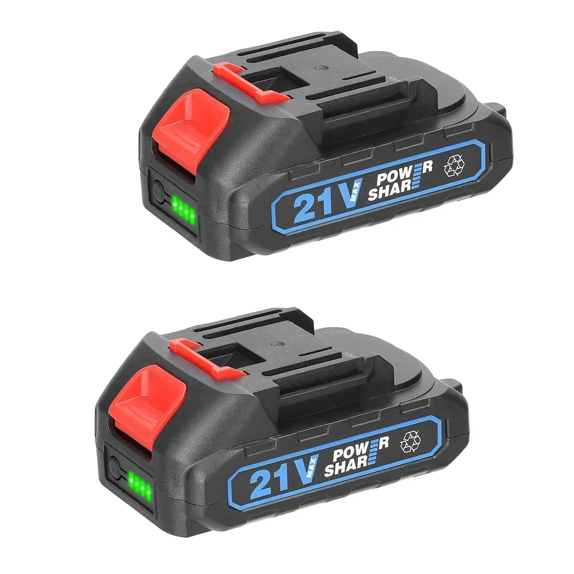 21V elektrisch gereedschap vervangende batterij Oplaadbare lithiumbatterij met indicator voor Makita 21V gereedschap vervangende batterij