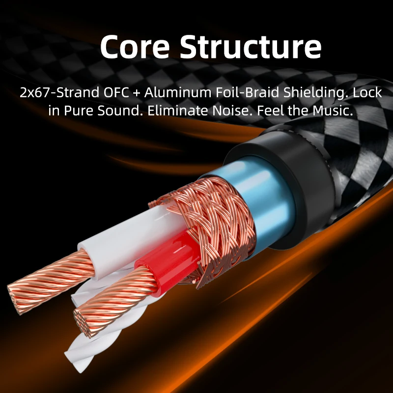 6.5mm To Female 6.5 mm Dual channel Audio Cable For Amplifier Mixers Electric Bass Guitar 6.5mm 1/4 inch Stereo Extension Cord