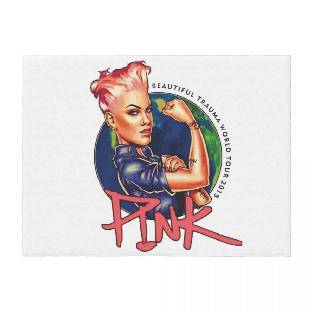 

lettering coloured in black P!nk,pink,P!nk,pink,P!nk,pink,P!nk,pink,P!nk,pink,P!nk,pink,P!nk,pink, Throw Blanket