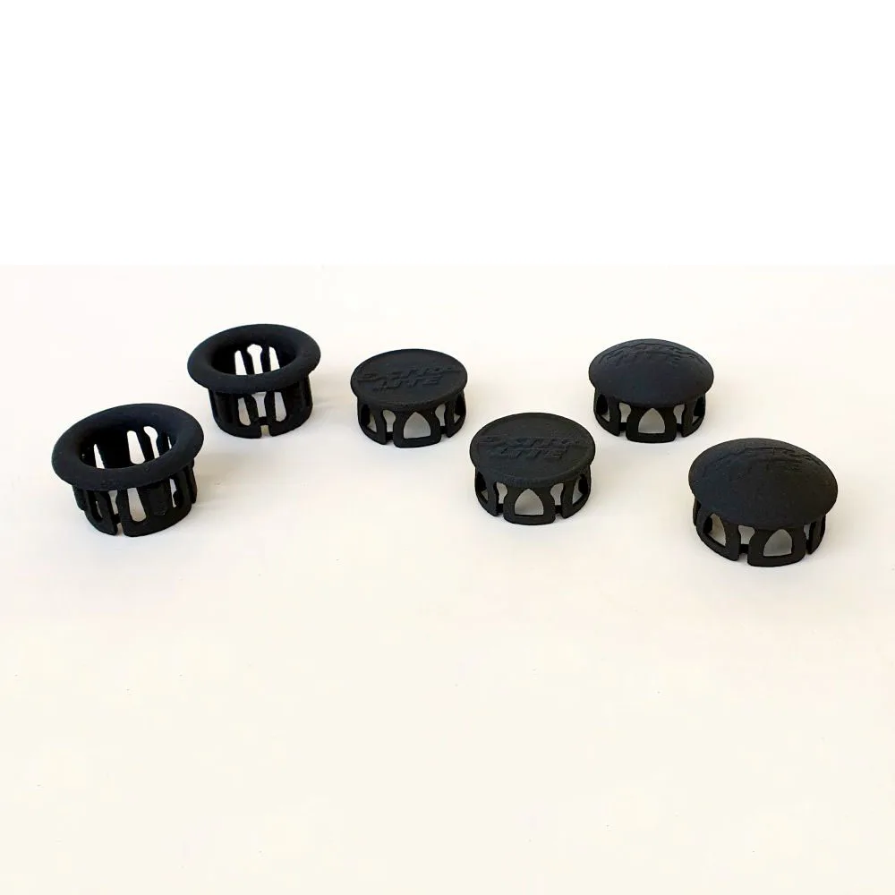 FUZA Liteplugs Extra Light Weight 3D Printed Aero Handlebar End Plugs Road & MTB Bike Bar Ends, Carbon Handlebar Caps, From 1.1g