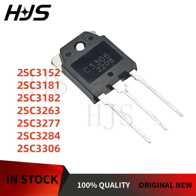 5PCS 2SC3263 2SC3182 2SC3181 2SC3306 2SC3277 2SC3284 2SC3152 C3263 C3182 C3181 C3306 C3277 C3284 C3152 TO-3P Brand New In Stock