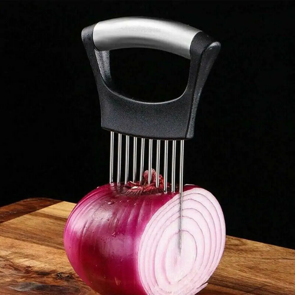 Household Food Slice Assistant Meat Slicers Tomato Cutter Onion Holder Onion Cutter Holder Vegetable Slicer