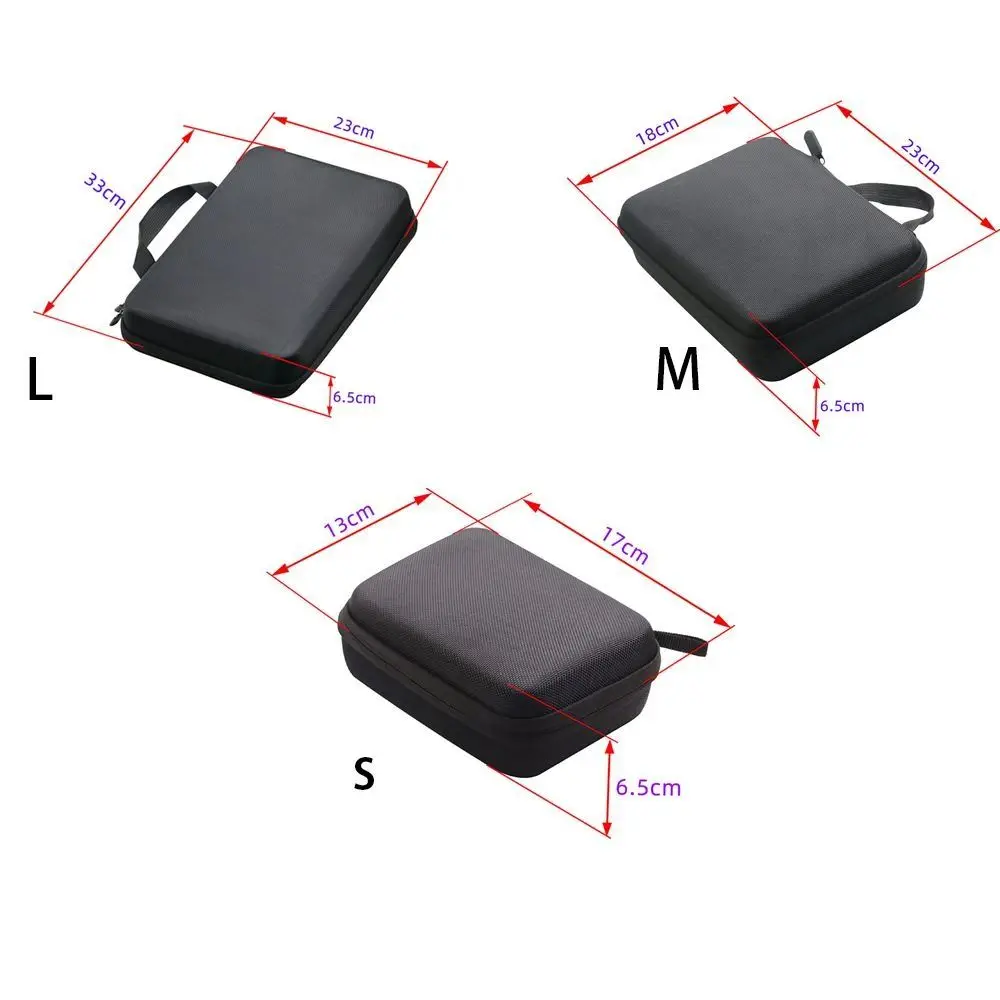 حقيبة تخزين محمولة لكاميرا الحركة صندوق EVA لملحقات GoPro Hero 8/7/5 مجموعة حزام الحزام