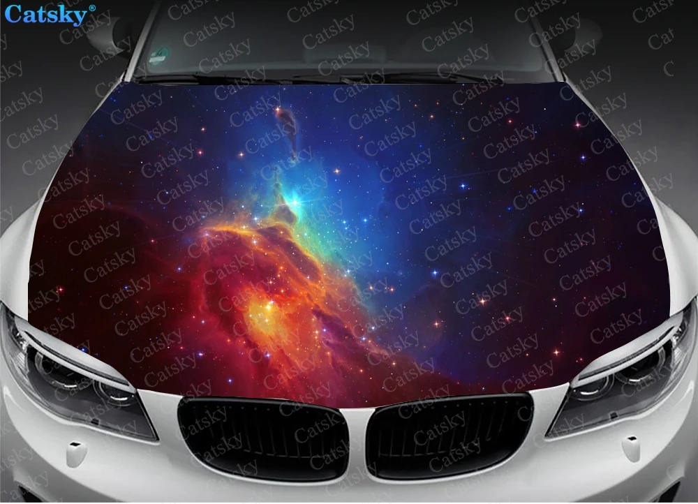 starry sky universe Car stickers hood decals car accessories painting patterns packaging modified spray paint vinyl car stickers