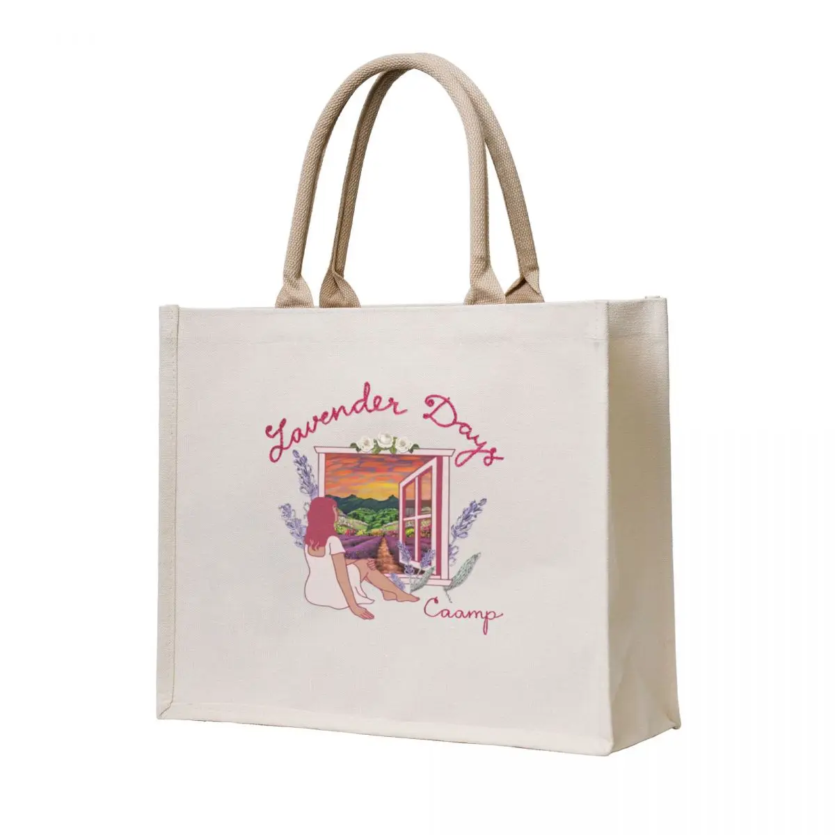 

See a beautiful view- Caamp Lavender Days Tote Bag shopper bags for women women bag university shopper bag Women's shopper