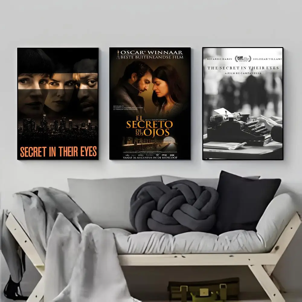 movie drama T-The Secret in Their Eyes Poster Elegant Indoor Artwork Design & Contemporary Home Decor