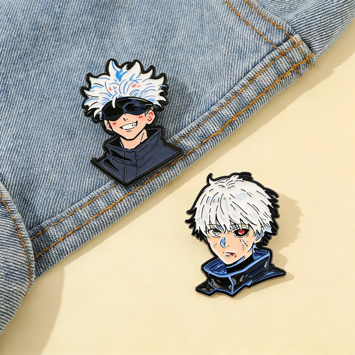 Lot de 2 broches émaillées Kan - Tokyo Ghoul Mask avis et prix