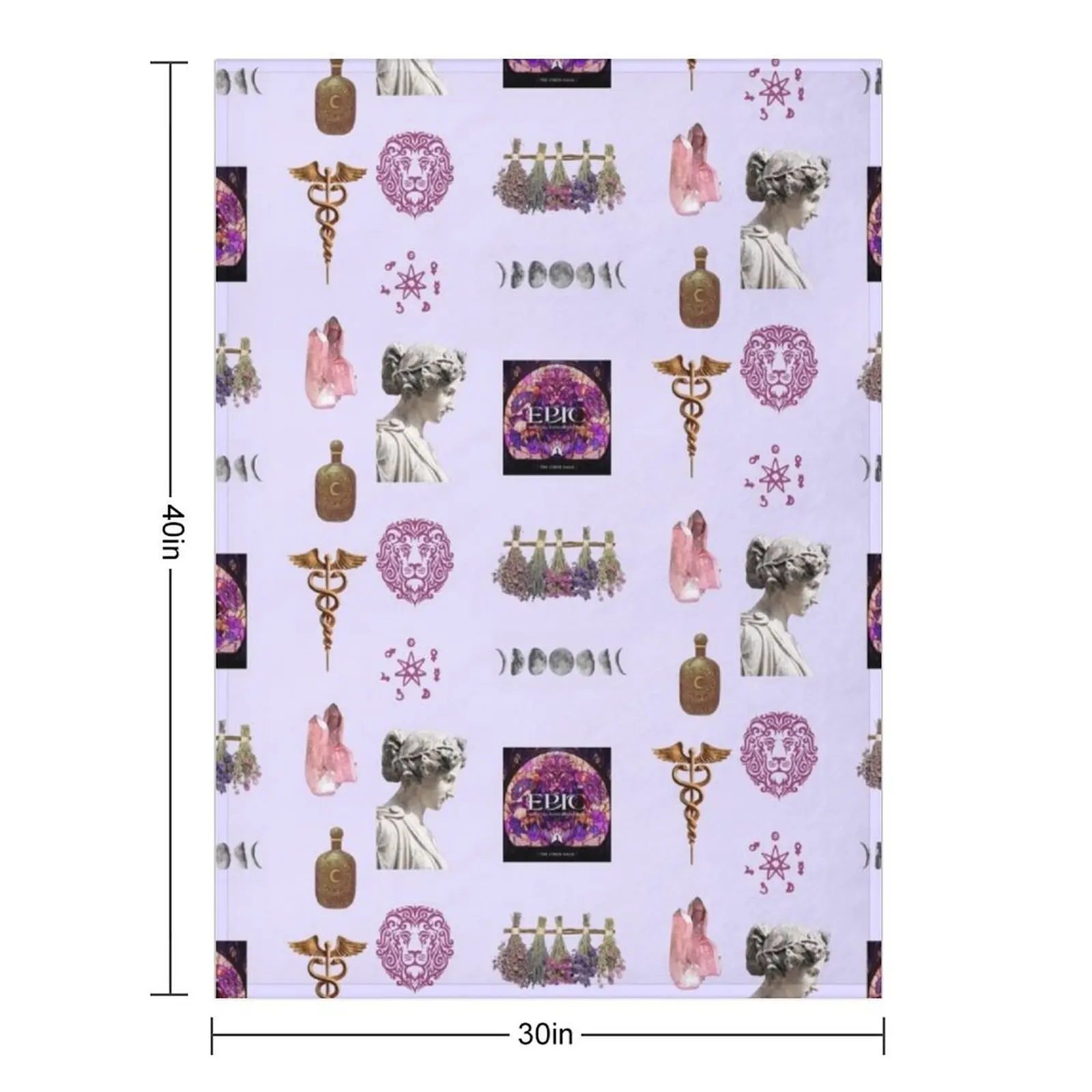 Epic the musical The Circe Saga Throw Blanket Personalized Gift Luxury Sofa Throw Blankets For Bed Blankets - Image 3