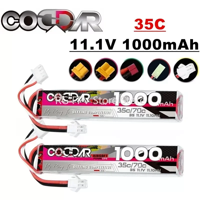 3S LiPo Battery 11.1v 1000mAh 45C For RC Drones Quadcopter Helicopter Car Boat Spare Parts With T/SM/XT30/XT60 Plug 3S Battery