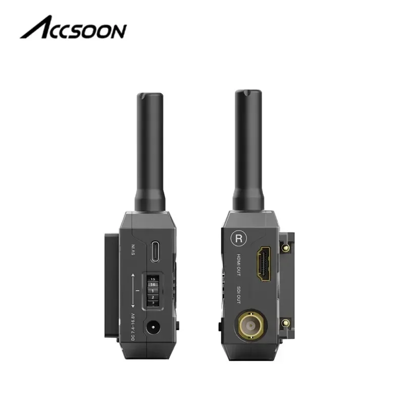 Accoon-Sistema transmissor de vídeo sem fio multiespectro CineView SE HE SDI e HDMI, banda dupla para estúdio de fotografia, 2.4Ghz 5Ghz