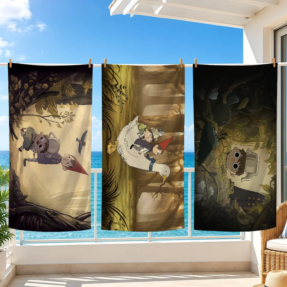 Cartoon O-OverS G-GardenS W-Wall Towel Bath Beach Oversized Soft Ultra Absorbent Quick Drying Large Pool Travel Camping Bathroom
