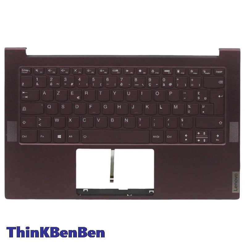 FR French Orchid Keyboard Upper Case Palmrest Shell Cover For Lenovo Ideapad Slim 7 14 14RE05 14IIL05 14ITL05 5CB0Z32135