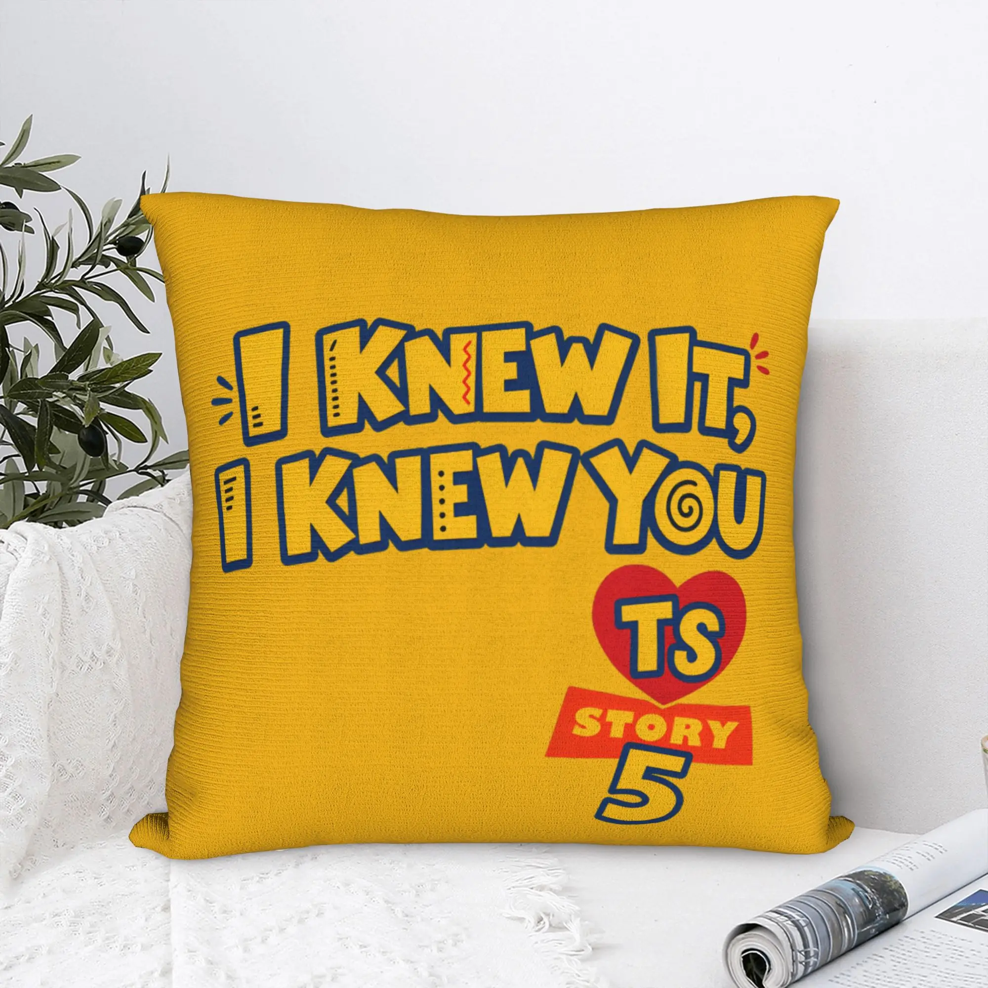 I Knew It I Knew You Square Pillow Case Polyester Decorative Pillow Cartoon TS5 , Creative Cushion Covers