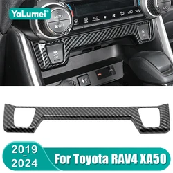 For Toyota RAV4 XA50 2019 2020 2021 2022 2023 2024 Hybrid Car Central Control Seat Heat Button Decoration Cover Accessories