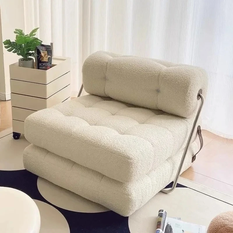 Sponge Filling Folding Living Room Sofas Multifunctional Modern Simple Single Sofa Removable Nordic Luxury Home Furniture