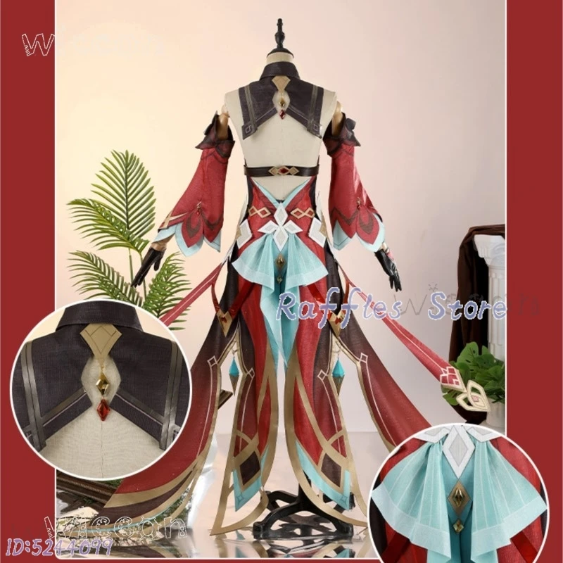 

Adult Carnival Costumes AGenshin Impact Witch Alice Cosplay Costume Anime Game Dress Set High Quality