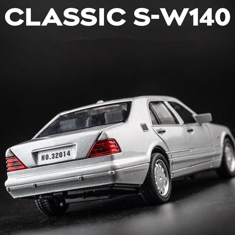1:32 S-Class S-W140 Classic Car Alloy Car Model Diecast & Toy Metal Vehicles Car Model Simulation Collection Toy Gift