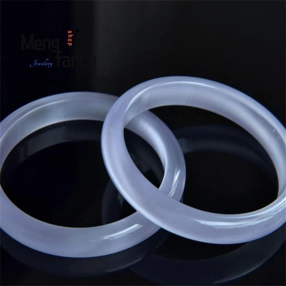 

Natural Bai Yuguang light Pink Violet Champagne Gold Cat's Eye Flat Thin Girl Style Bangle Popular Fashion Jewelry Holiday Gifts